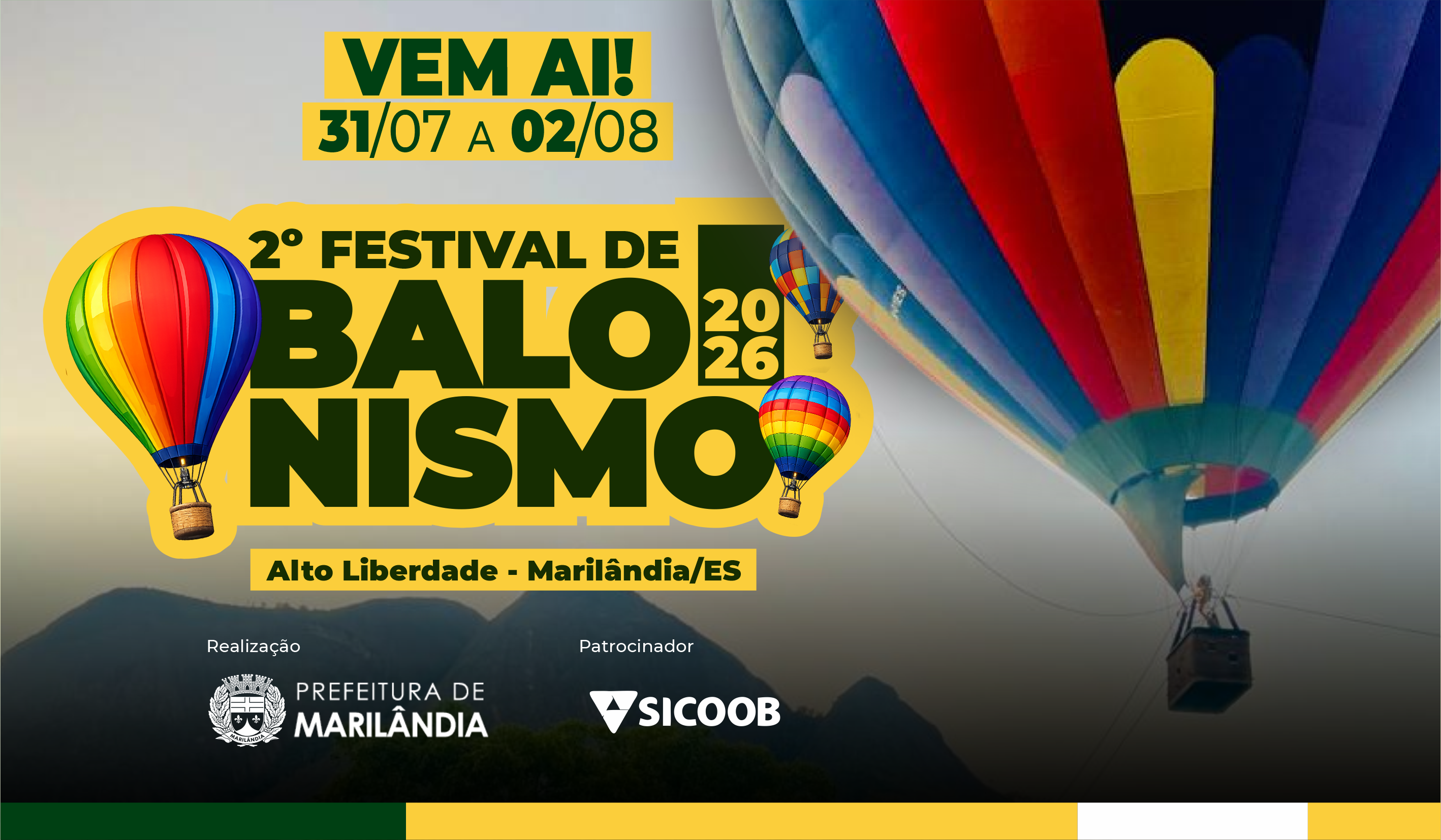 Imagem da notícia: Festival de Balonismo 2026