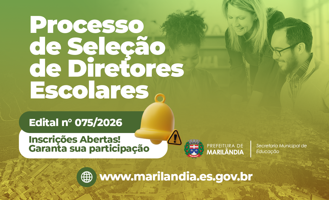 Imagem da notícia: Edital de Seleção dos Diretores da Rede Municipal