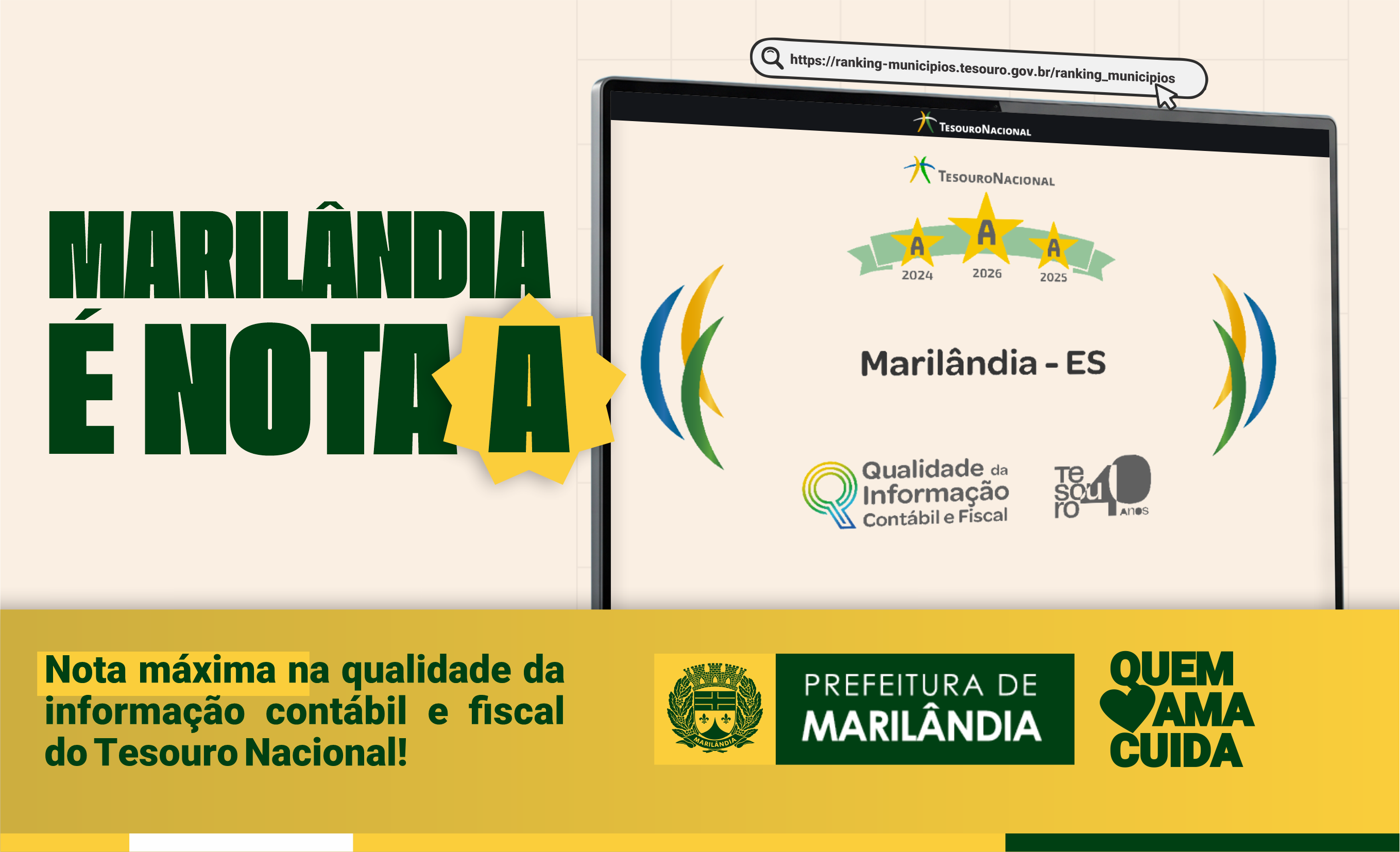 Imagem da notícia: Nota A